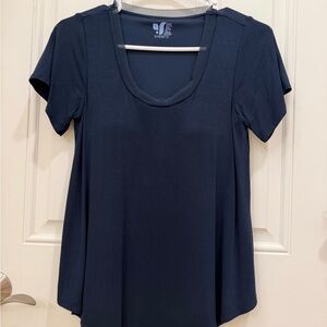 Classic Navy Short Sleeve Top